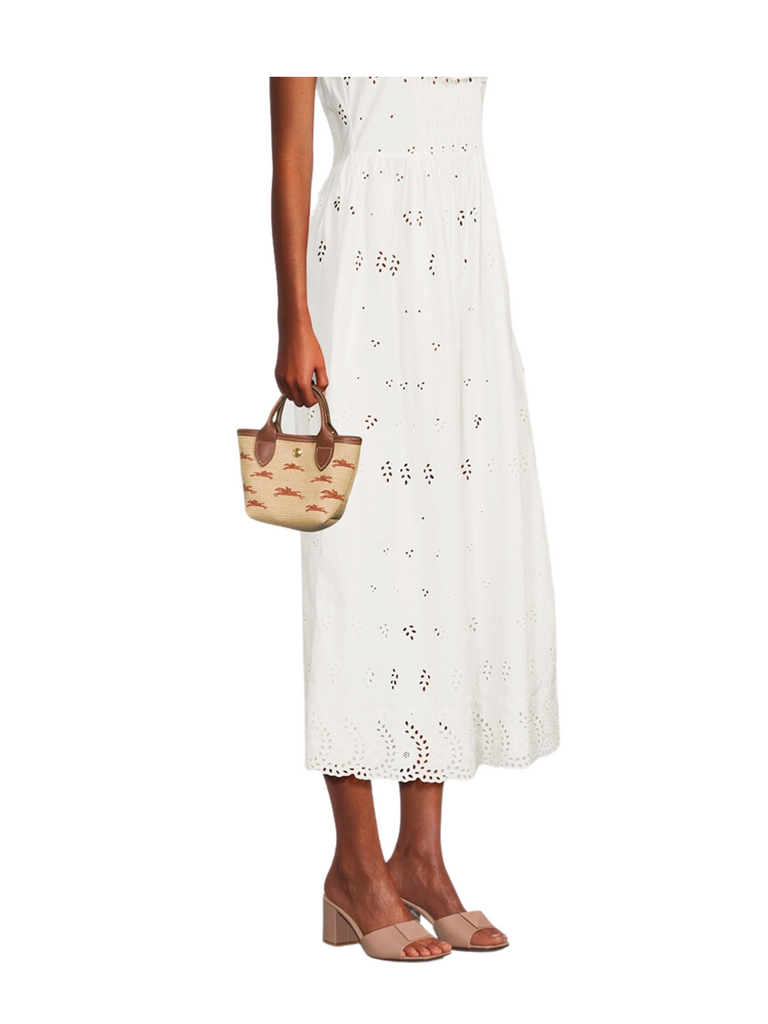 Mini Le Panier Pliage Basket Bag in Canvas