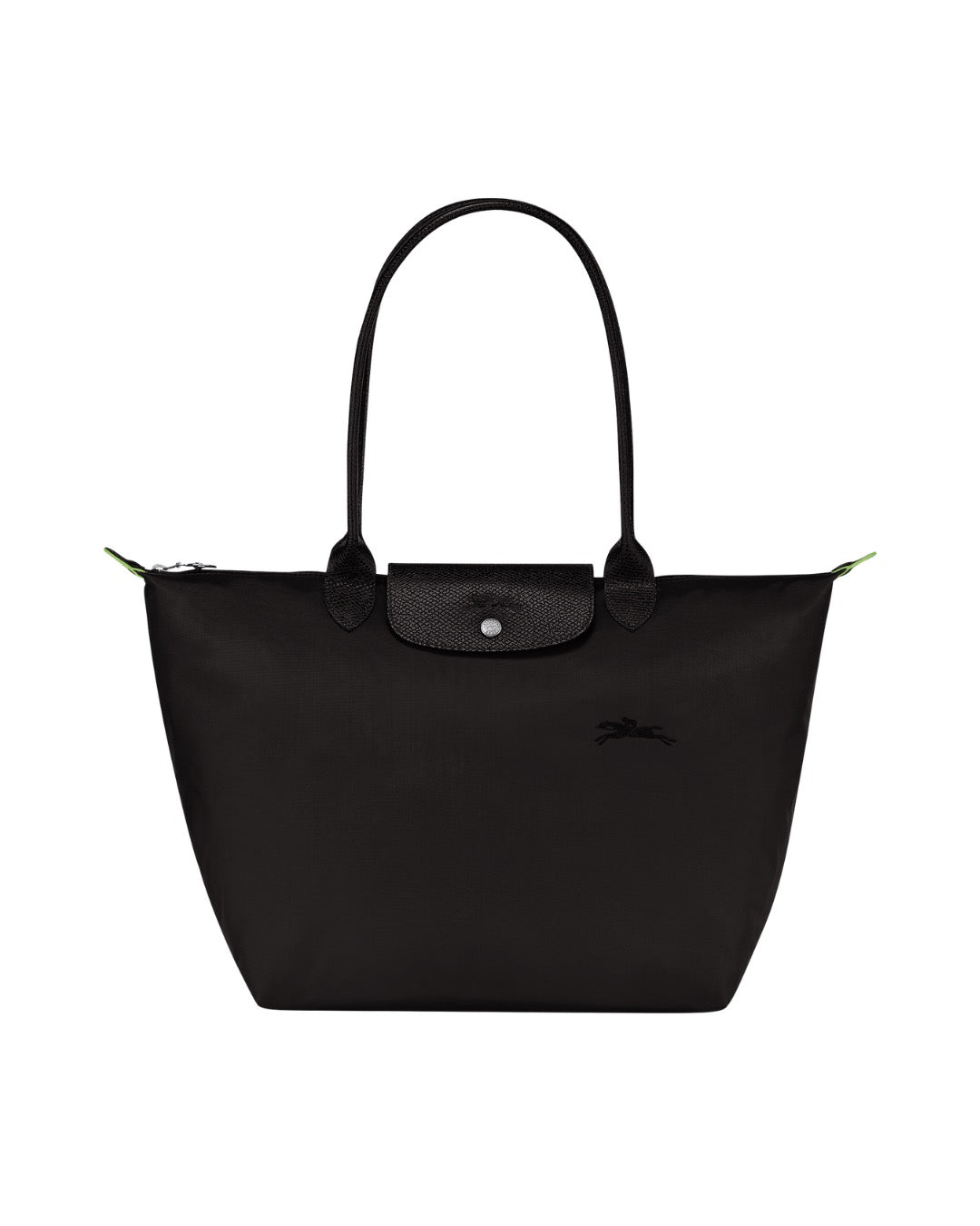Le Pliage Green M Tote bag Black