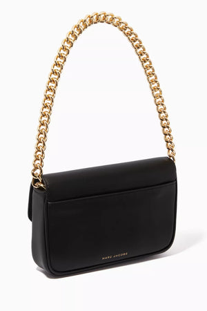 The J Marc Shoulder Bag in Leather Black - Marc Jacobs product image 2