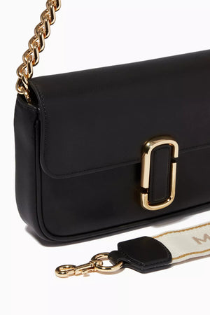 The J Marc Shoulder Bag in Leather Black - Marc Jacobs product image 4