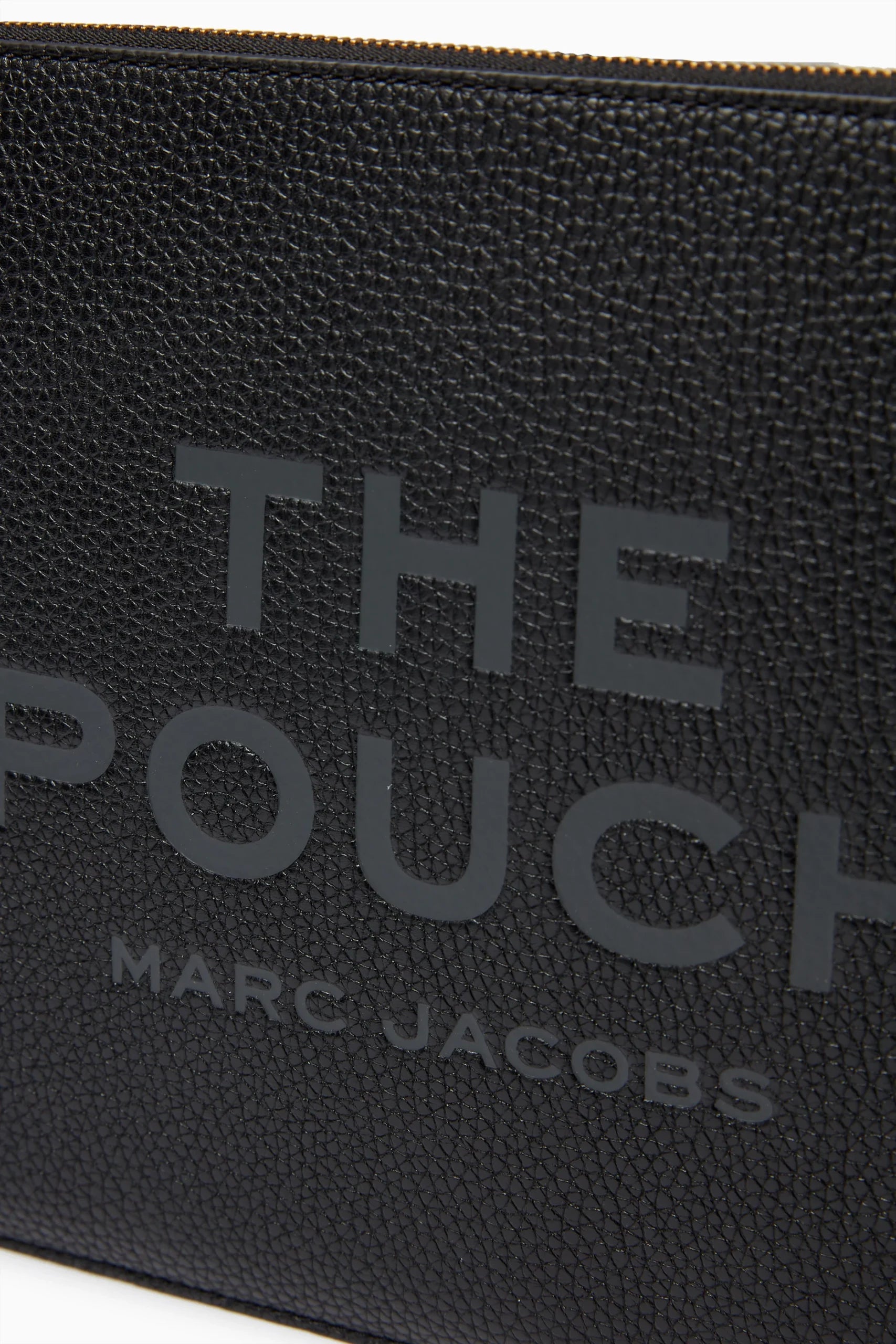 The Large Leather Pouch Black