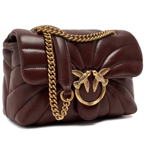 Leather shoulder bag LOVE PUFF CLASSIC