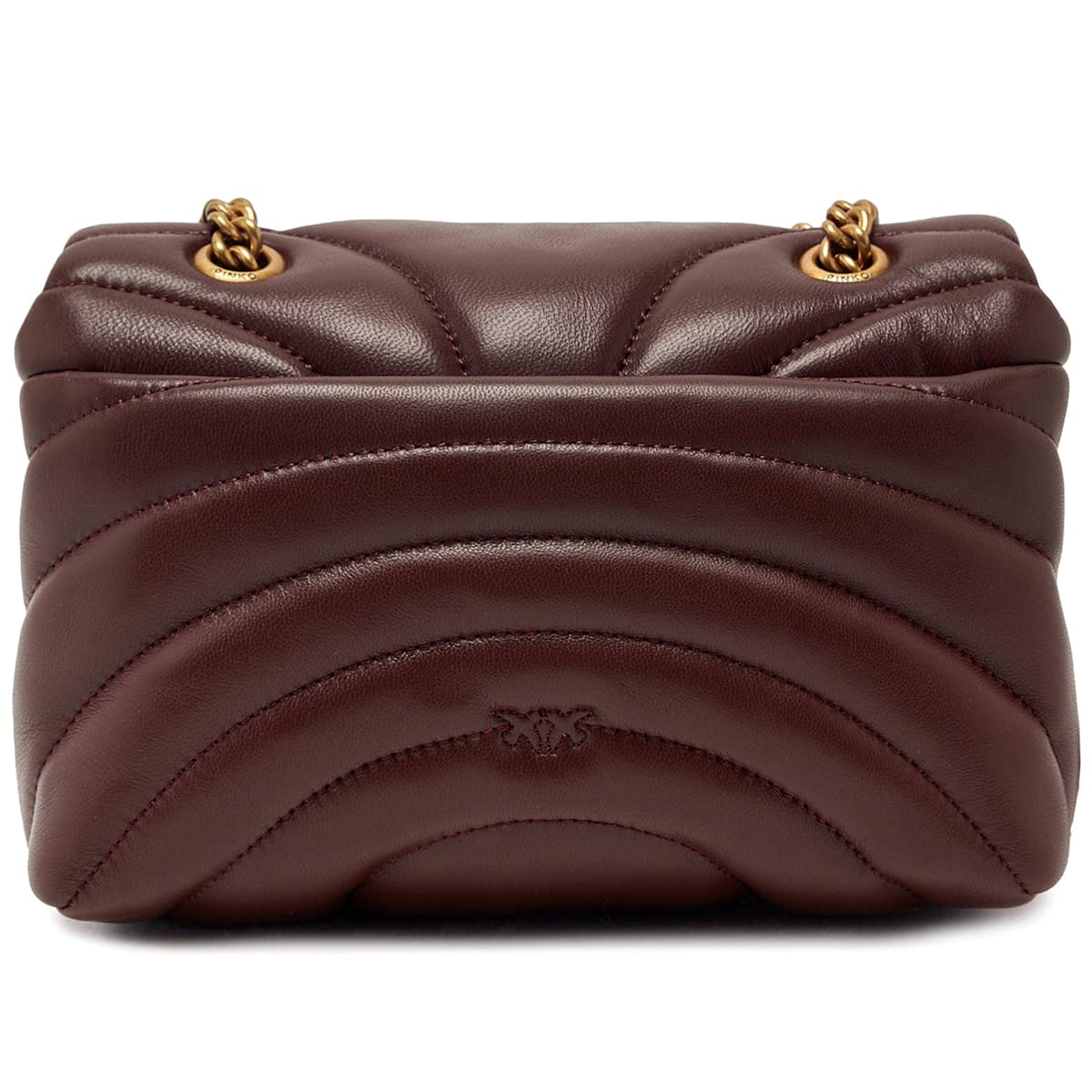 Leather shoulder bag LOVE PUFF CLASSIC