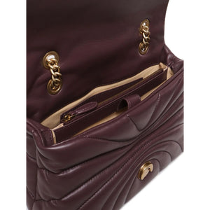 Leather shoulder bag LOVE PUFF CLASSIC