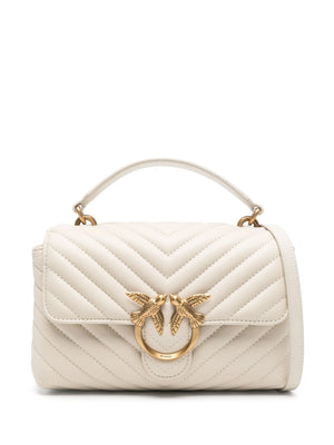 Big Lady Love Bag Puff Chevron White