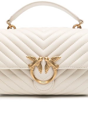Big Lady Love Bag Puff Chevron White