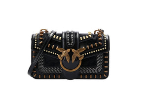 Leather messenger bag MINI LOVE