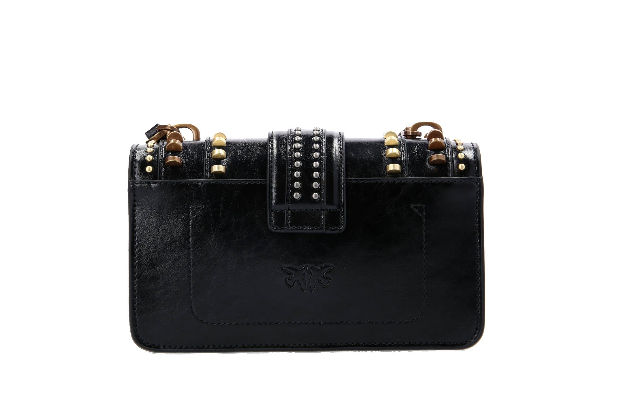 Leather messenger bag MINI LOVE