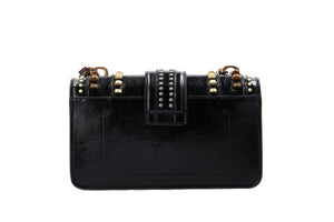 Leather messenger bag MINI LOVE