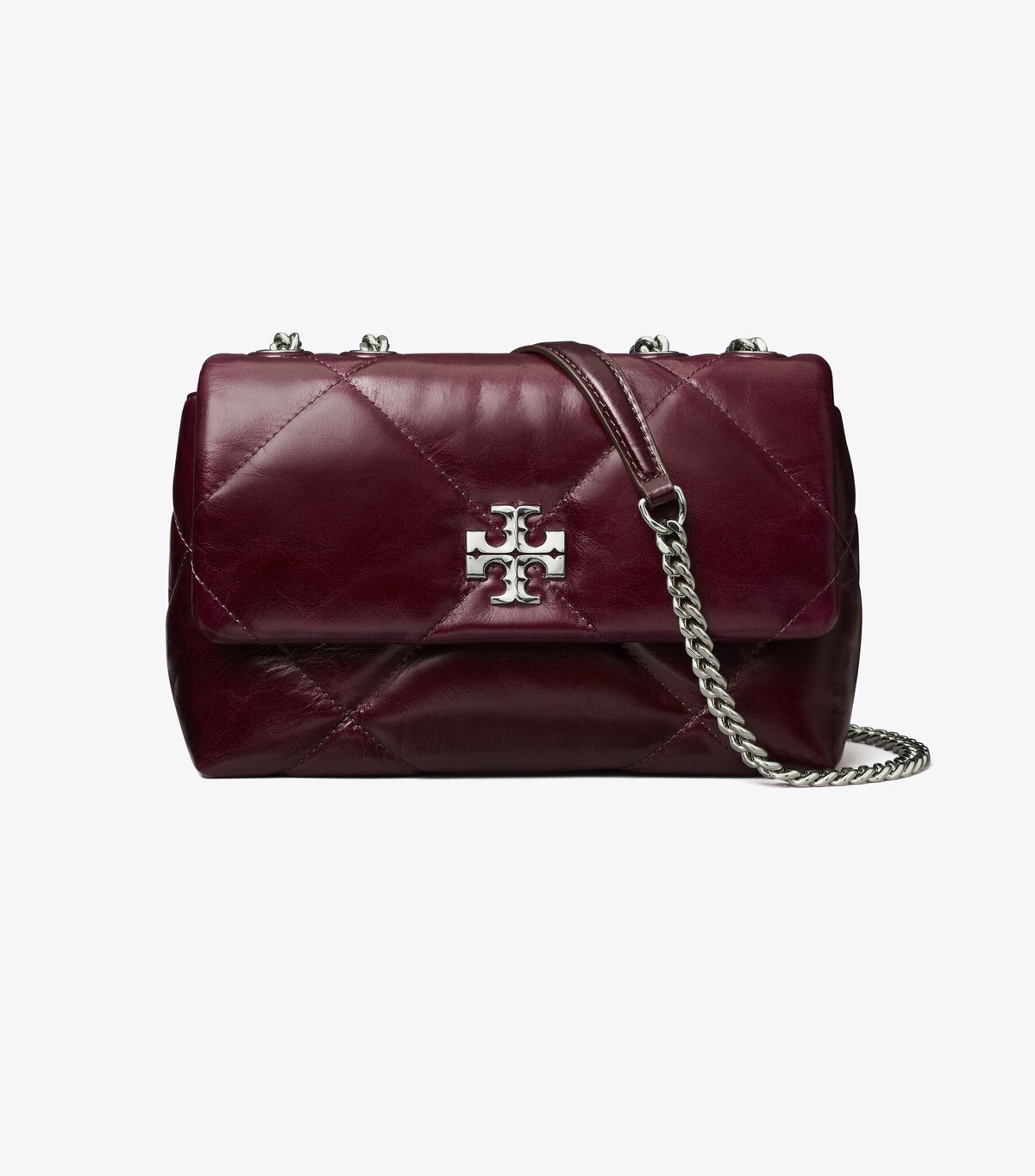 Small Kira Diamond Quilt Distressed Shoulder Bag