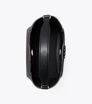 Tory Burch McGraw Small Bucket Bag Black