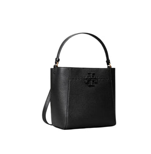 Tory Burch McGraw Small Bucket Bag Black