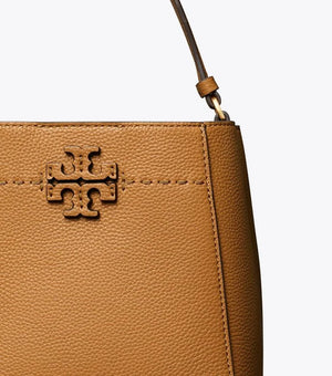 Tory Burch McGraw Small Bucket Bag Tiramisu
