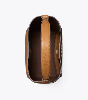 Tory Burch McGraw Small Bucket Bag Tiramisu