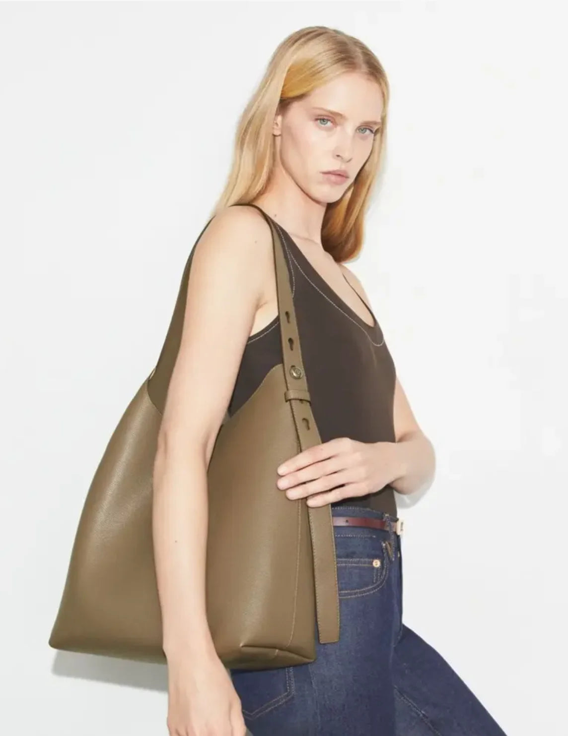 Tory Burch Romy Hobo Bag Wild Mushroom