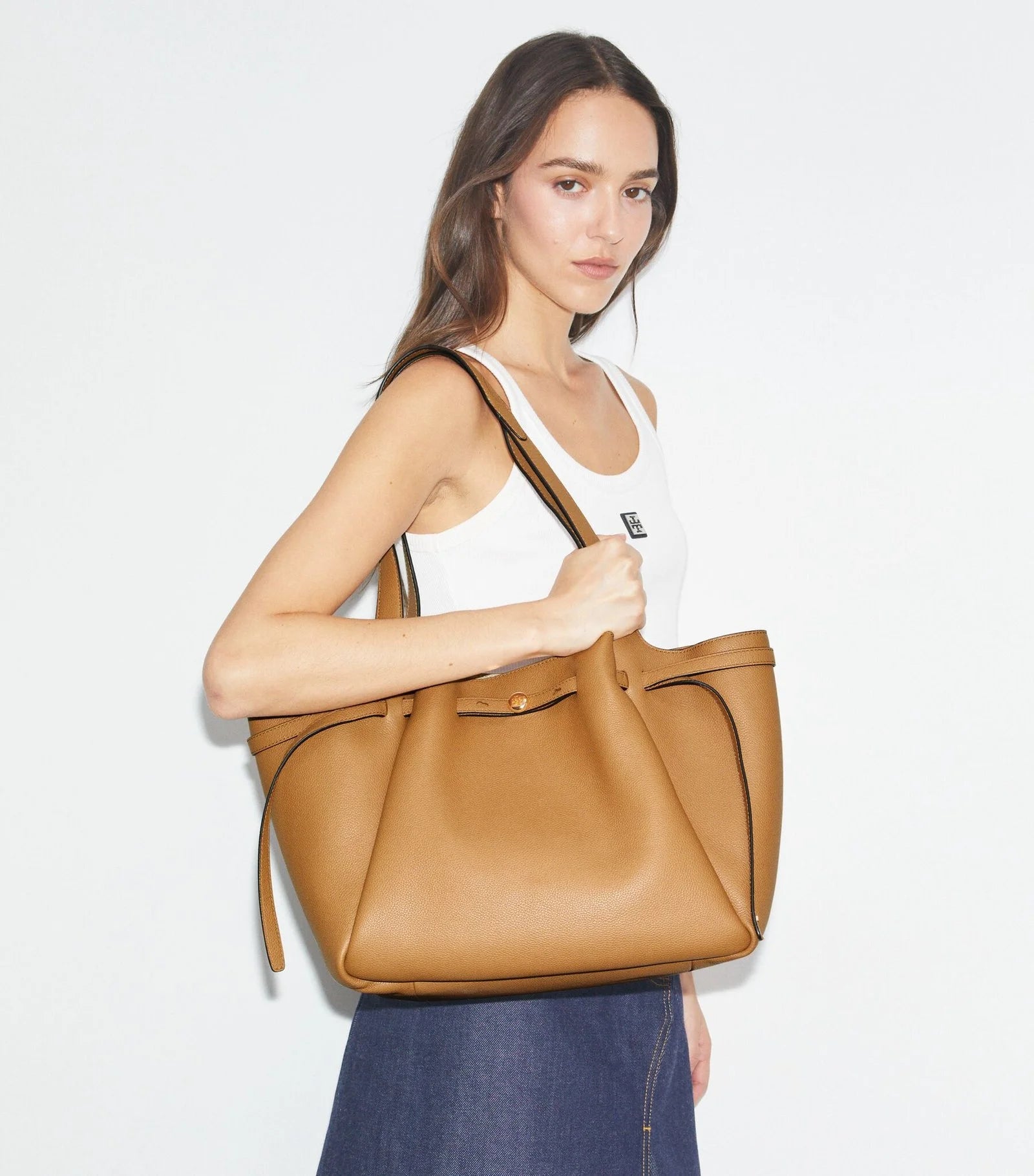 Tory Burch Romy Tote Tiramisu