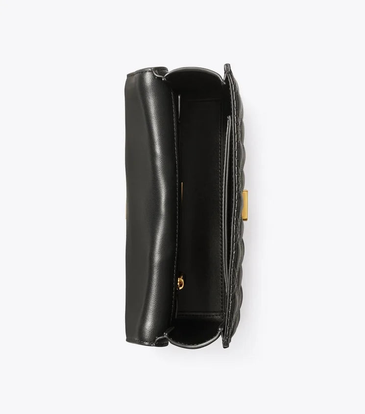 Tory Burch Small Fleming Convertible Shoulder Bag Black
