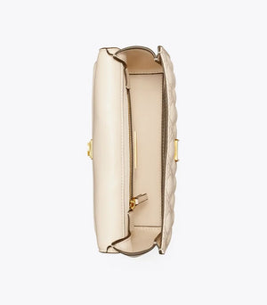 Tory Burch Small Fleming Convertible Shoulder Bag New Cream