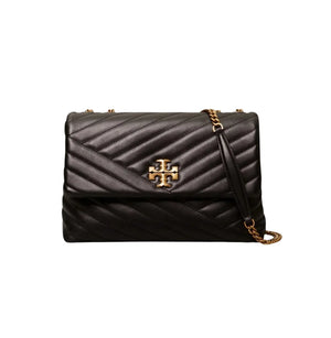 Tory Burch Small Kira Chevron Convertible Shoulder Bag Black