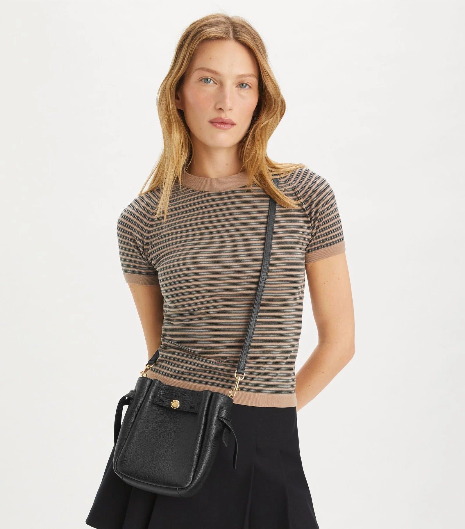 Tory Burch Small Romy Crossbody Black