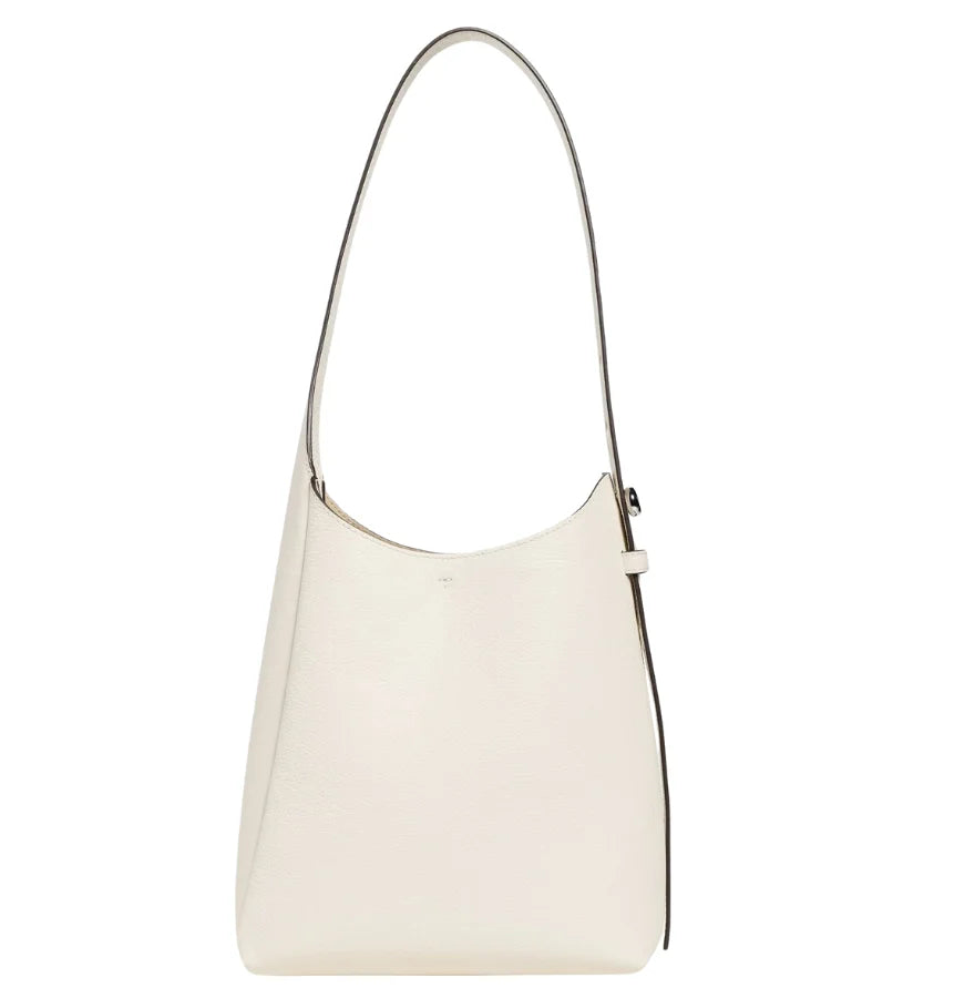 Tory Burch Small Romy Hobo Bag Light Cream