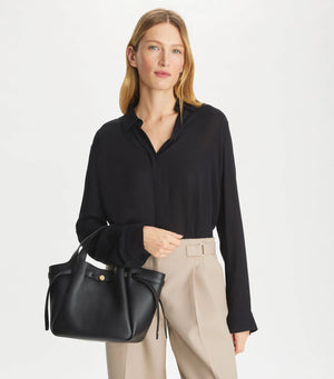 Tory Burch Small Romy Tote Black