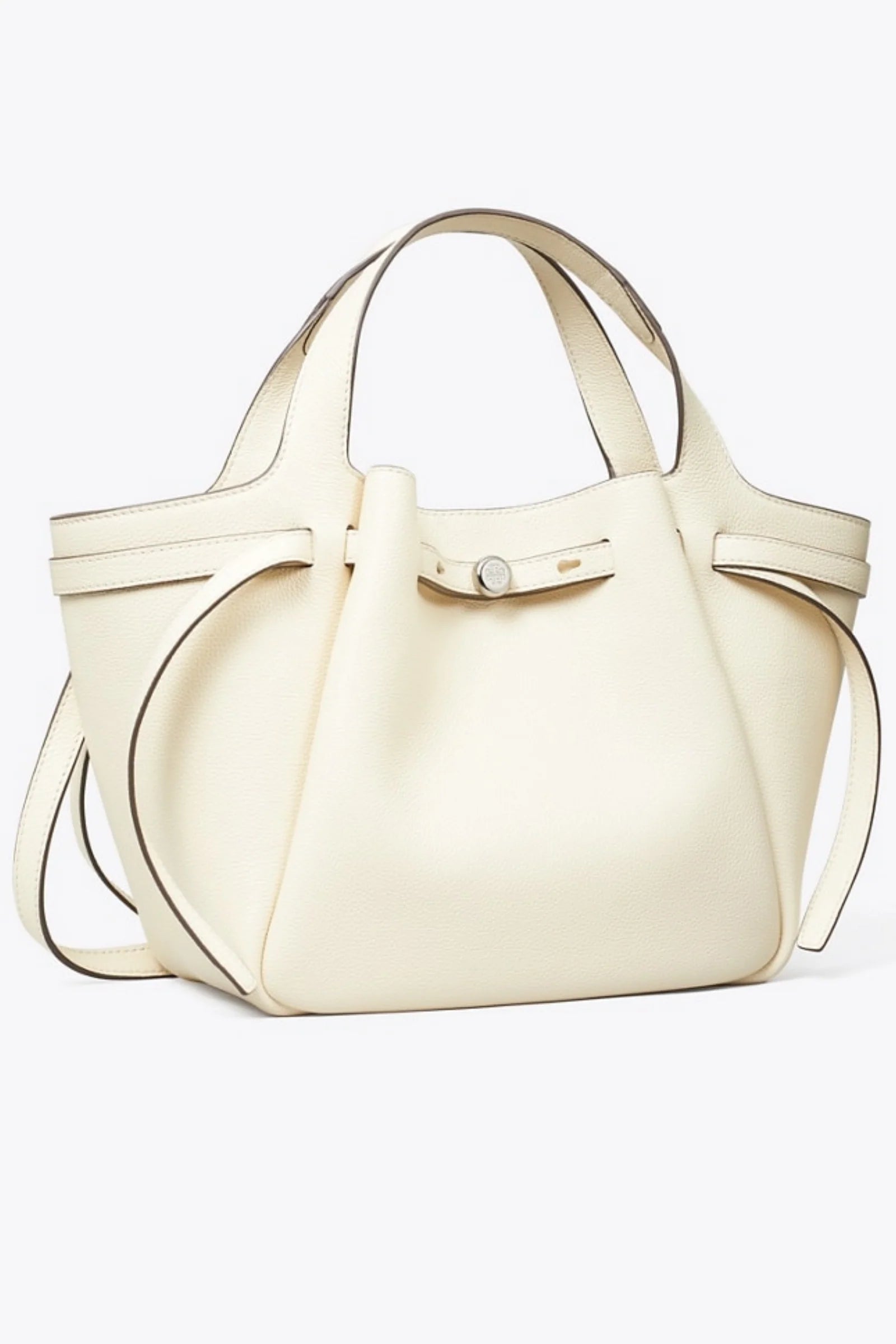 Tory Burch Small Romy Tote Light Cream
