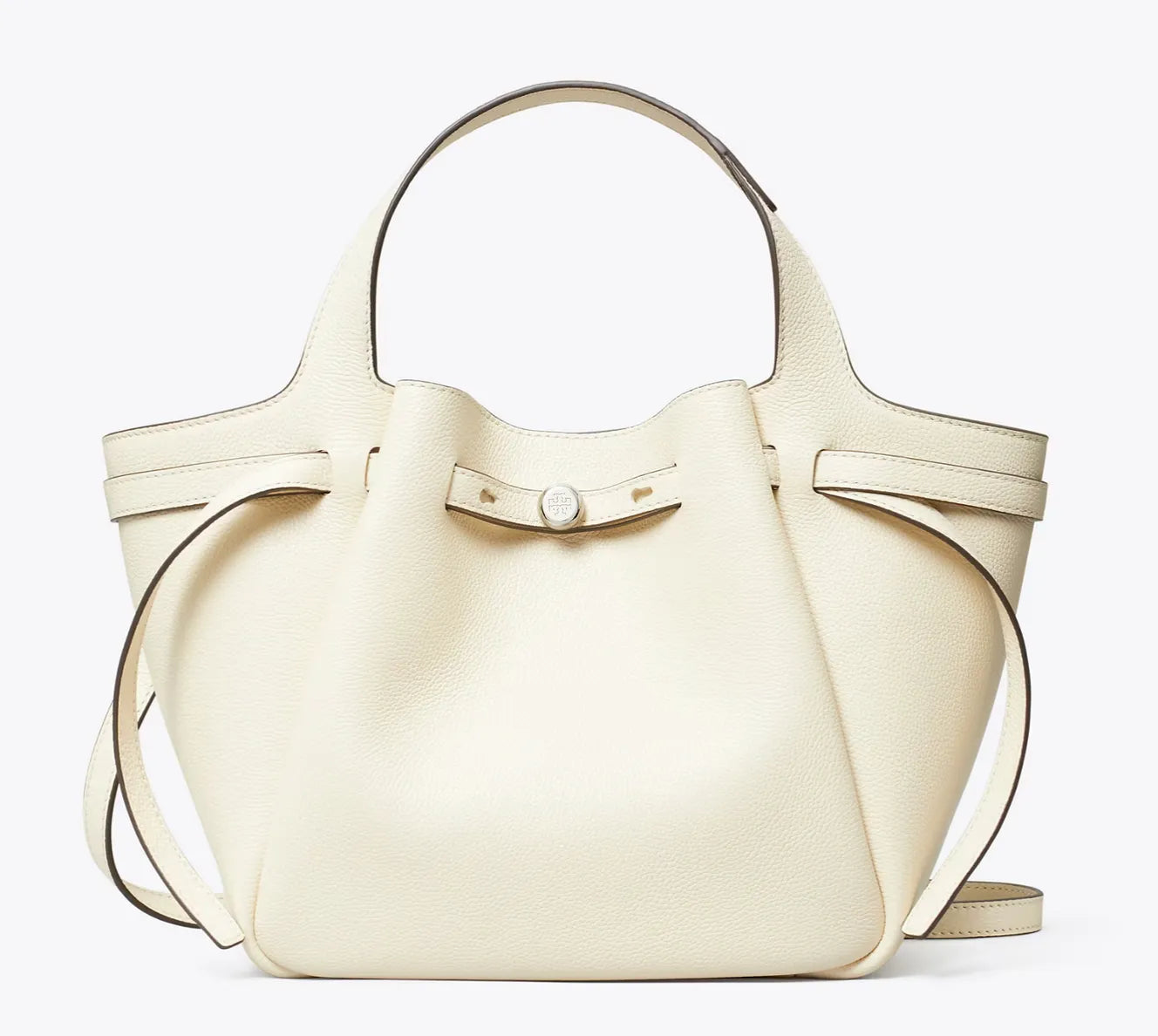 Tory Burch Small Romy Tote Light Cream