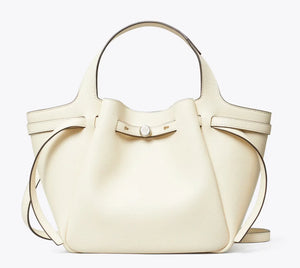 Tory Burch Small Romy Tote Light Cream