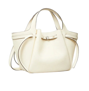 Tory Burch Small Romy Tote Light Cream