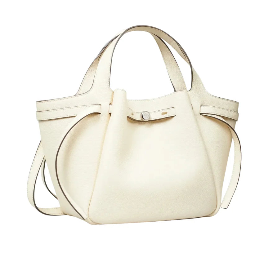 Tory Burch Small Romy Tote Light Cream