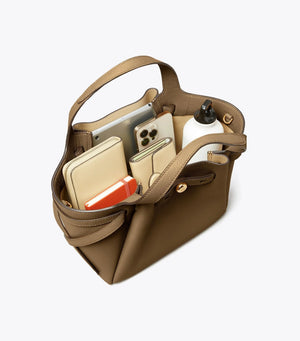 Tory Burch Small Romy Tote Wild Mushroom