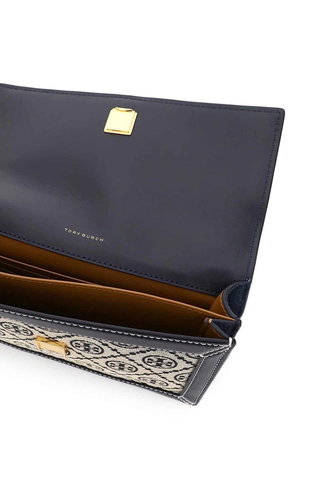 Tory Burch T Monogram Jacquard Mini Shoulder Bag Navy