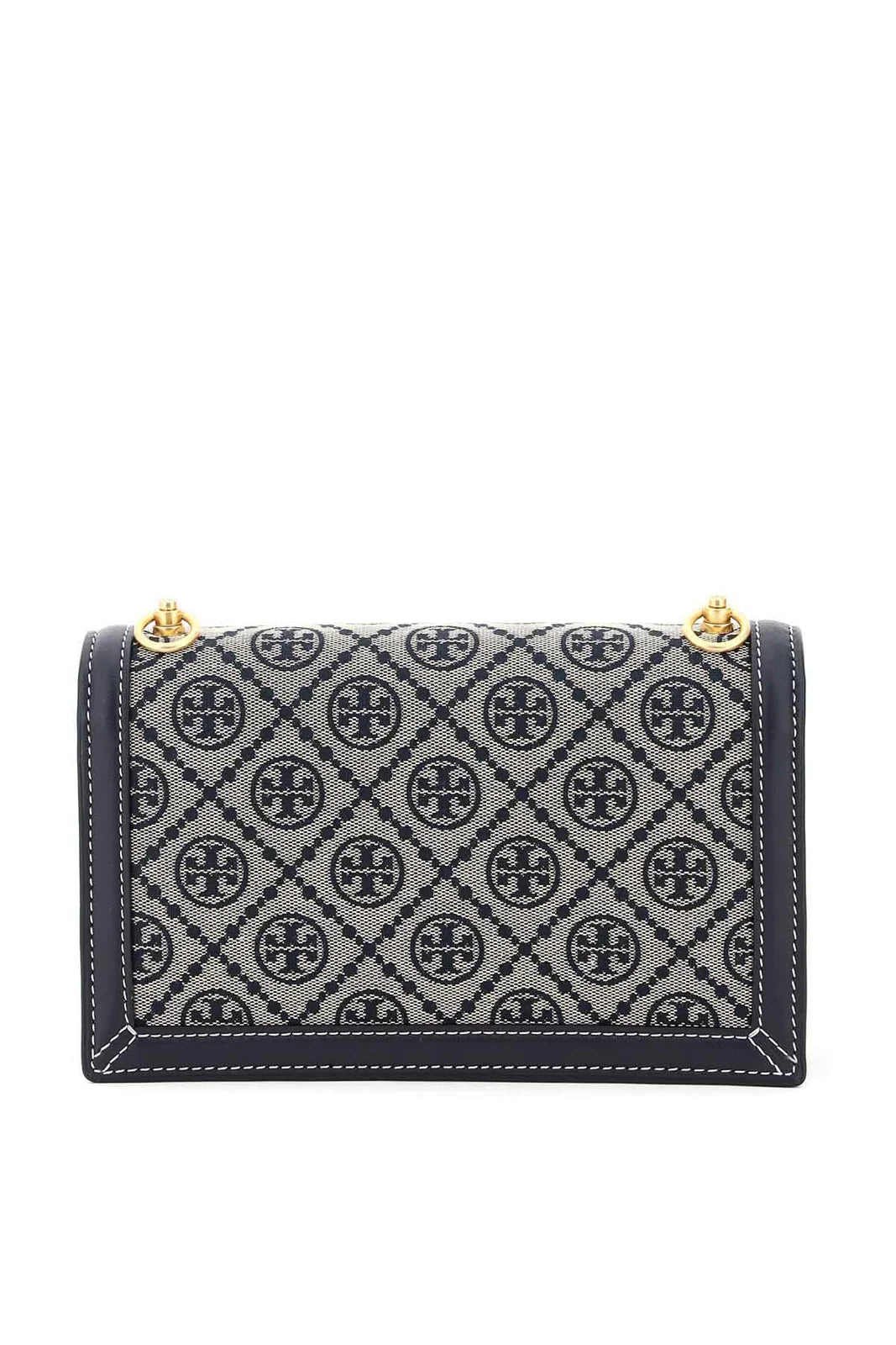 Tory Burch T Monogram Jacquard Mini Shoulder Bag Navy