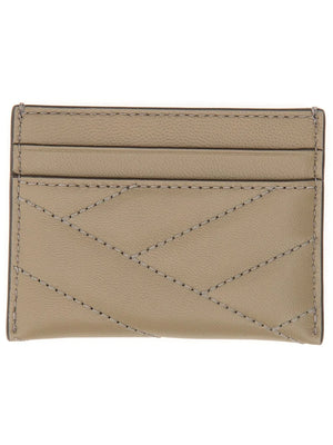 Kira Chevron Card Case Gray Heron