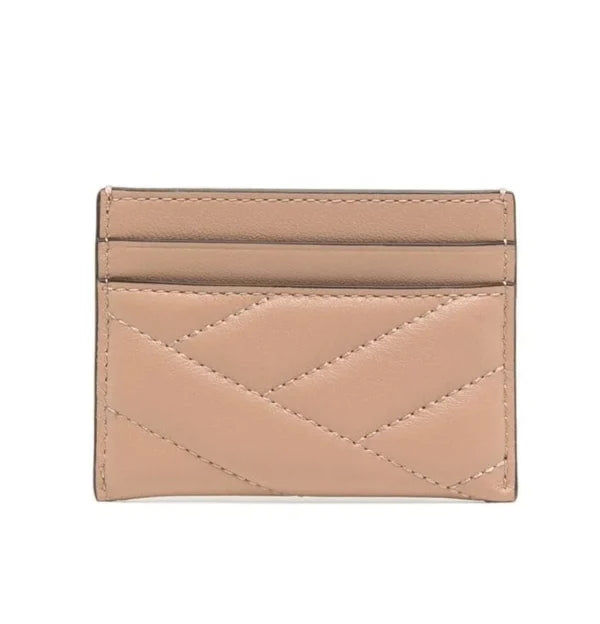 Kira Chevron Card Case Tiramisu