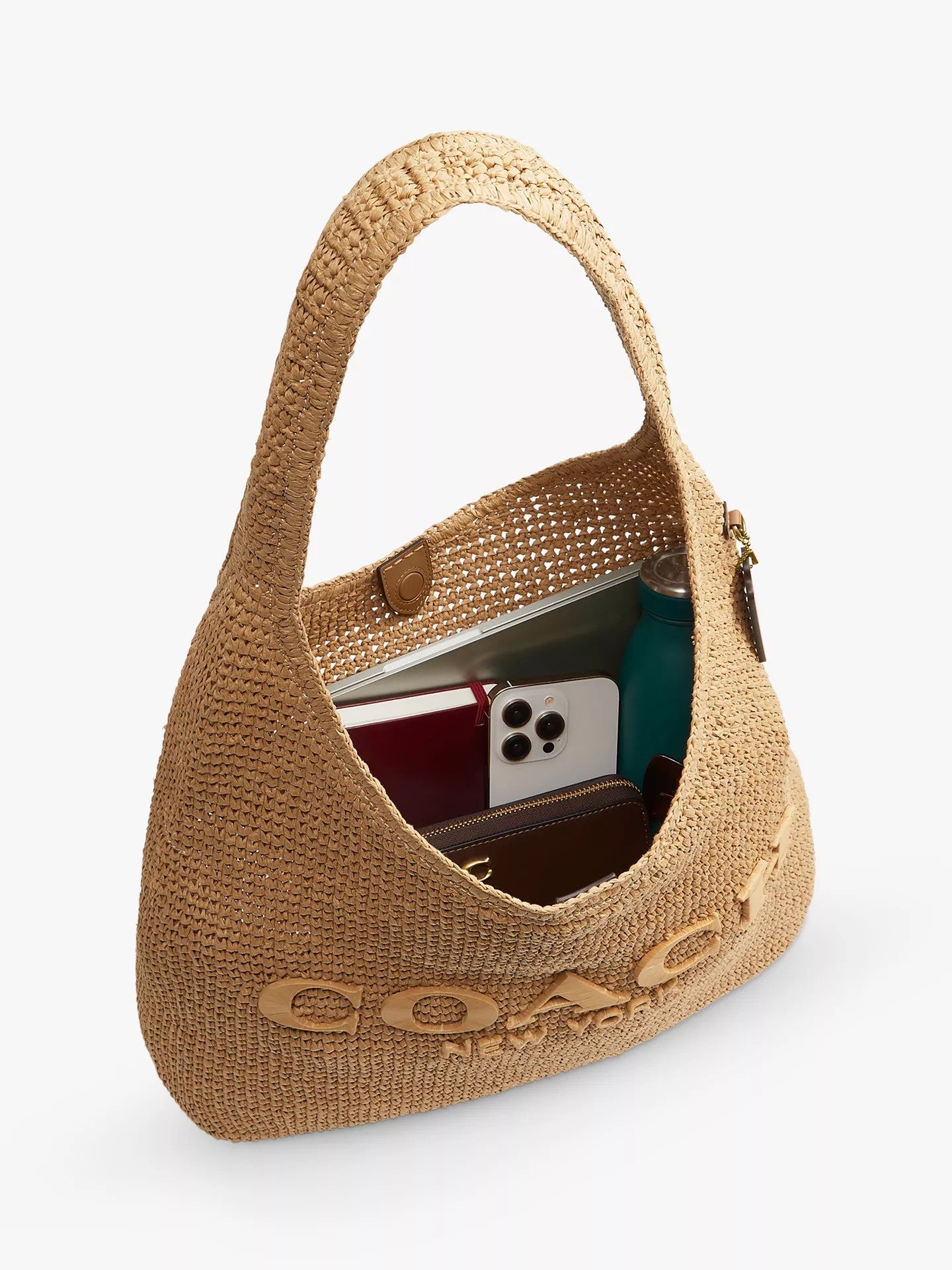 Brooklyn Shoulder Bag 39 Brass/Natural