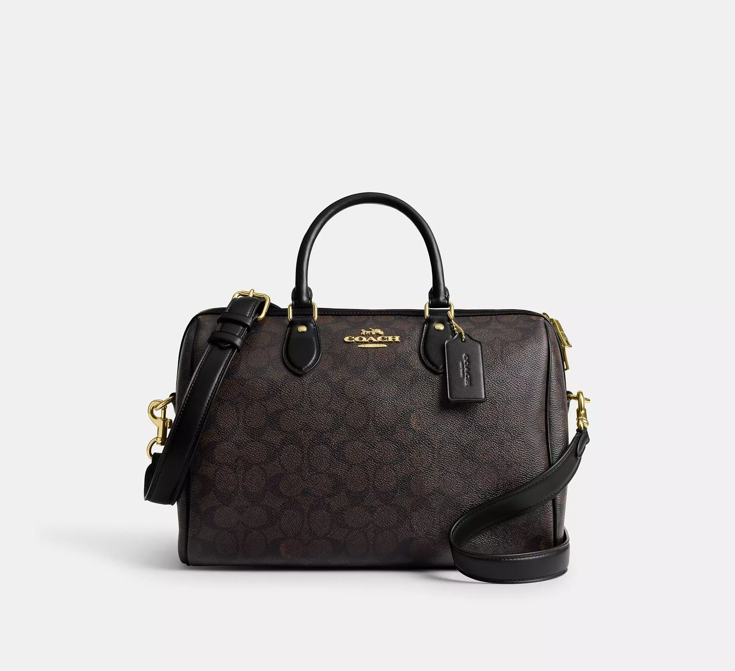 Rowan Large Satchel Bag In Signature Canvas