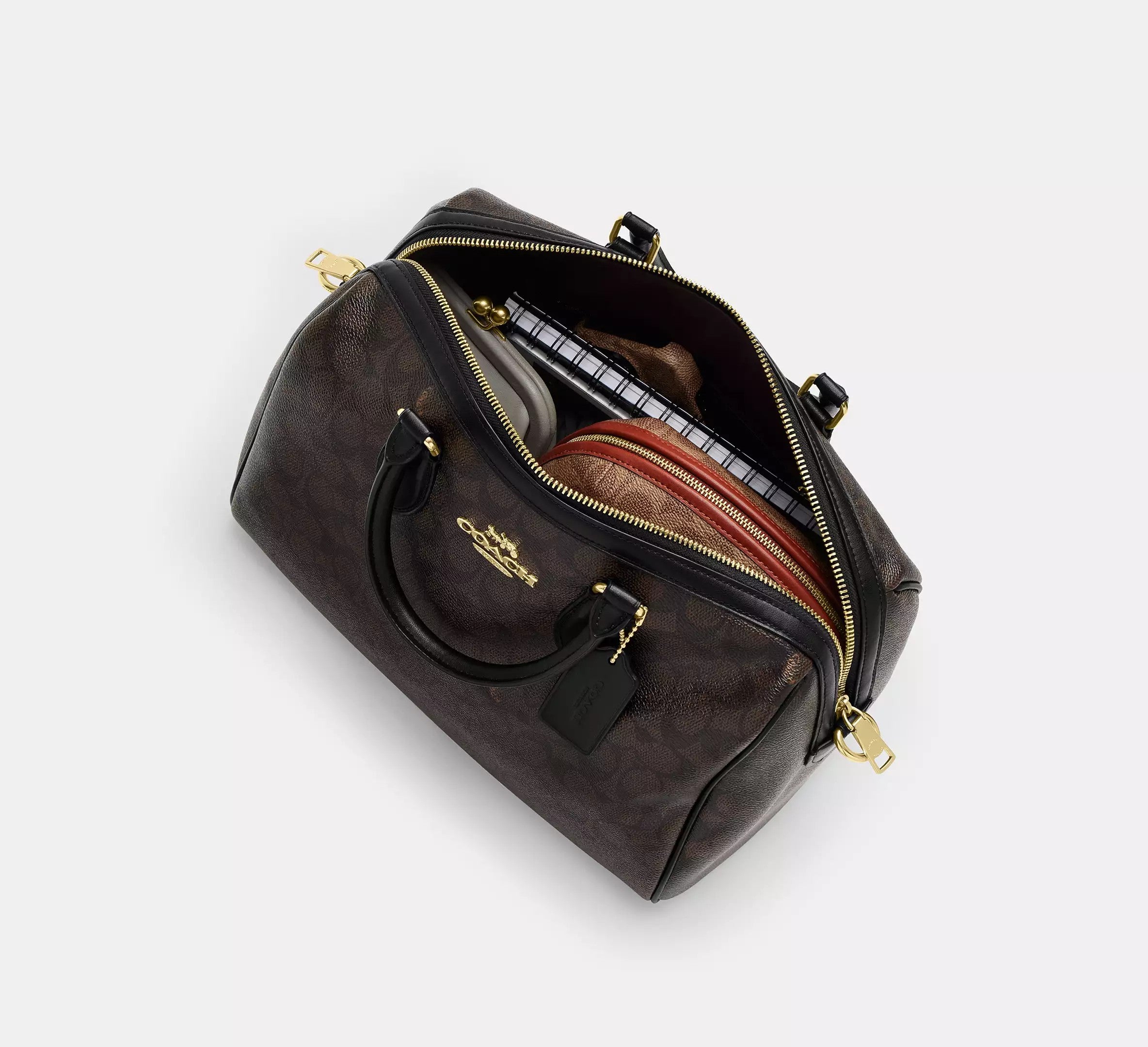 Rowan Large Satchel Bag In Signature Canvas