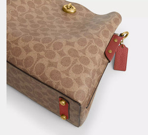 Willow Shoulder Bag In Signature Canvas