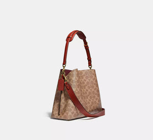 Willow Shoulder Bag In Signature Canvas