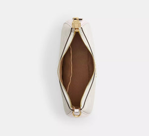 Teri Shoulder Bag In Signature Canvas /Gold/White/Chalk