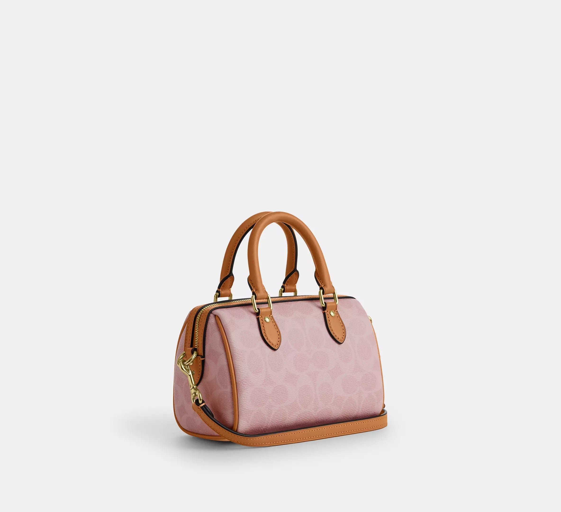 Mini Rowan Crossbody Bag In Signature Canvas With Charms