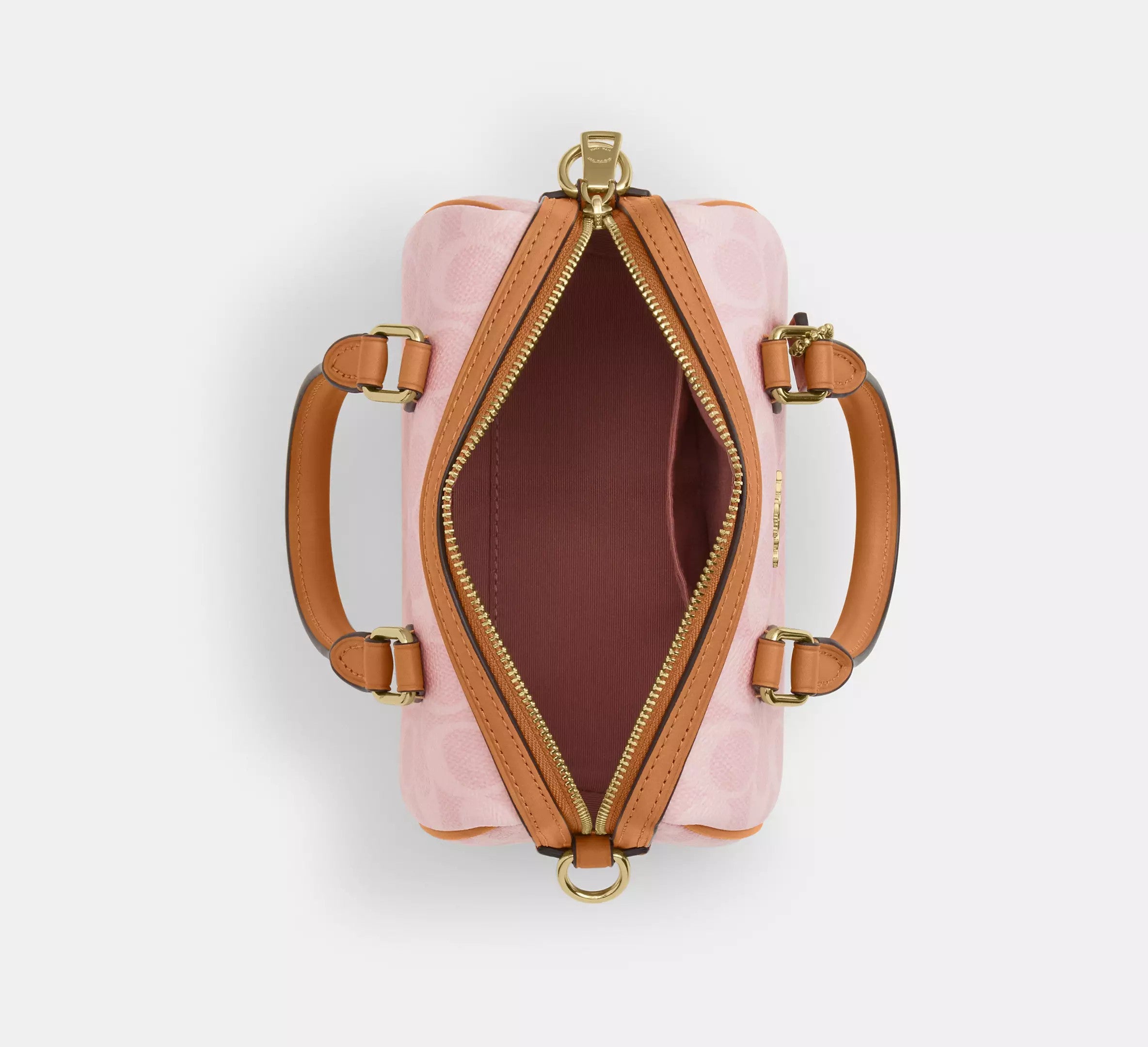 Mini Rowan Crossbody Bag In Signature Canvas With Charms