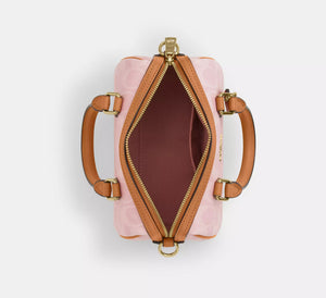 Mini Rowan Crossbody Bag In Signature Canvas With Charms