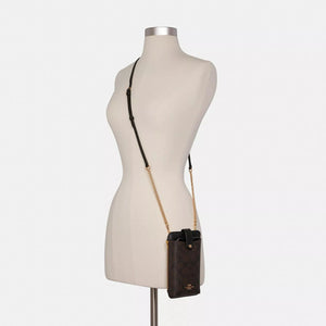 Phone Crossbody In Signature Canvas