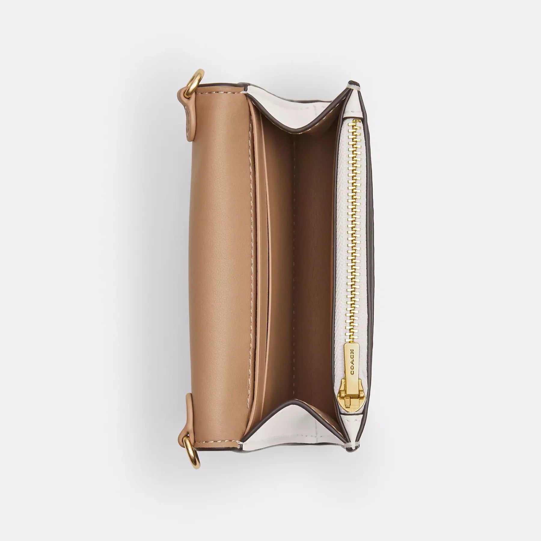 mini envelope wallet with strap in signature canvas