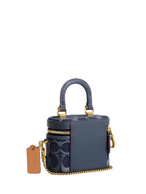 Trail Crossbody 12 In Signature Blue Denim
