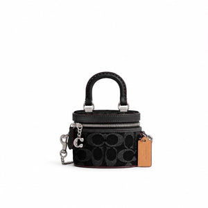 Trail Crossbody 12 In Signature Black Denim