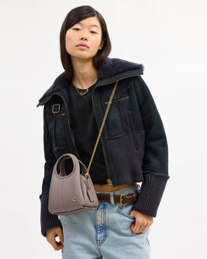 Lana Shoulder Bag 19 Brass/Ash
